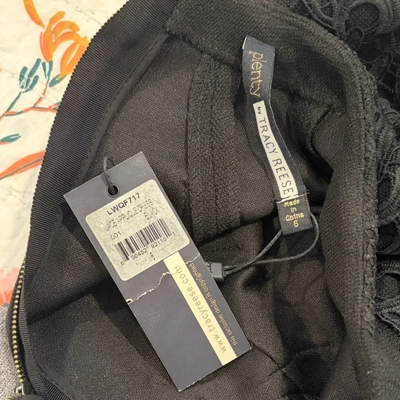 Plenty by Tracy Reese Mini Fit & Flare Dress with Lace Floral Detail - Picture 3 of 16